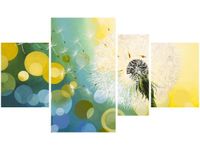 120CM 70 OBRAZ 4 ELEM DMUCHAWIEC SŁOŃCU ŚCIENNY