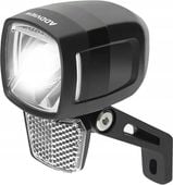 ADDVIEW Lampka Rowerowa 80 Lux Dynamo, Światło przednie IP65 Wodoodporna