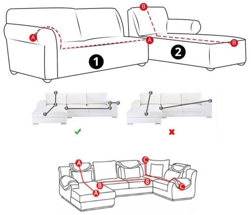 POKROWIEC NA KANAPĘ SOFĘ NAROŻNIK ELASTYCZNY WELUR 235-300 4OS BRĄZOWY na Arena.pl