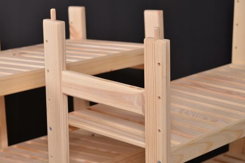 Regał sosnowy modułowy 3 półki 60x44x25 cm na Arena.pl