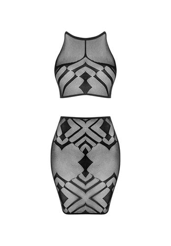 bielizna k101 top i spódnica  s/m/l na Arena.pl