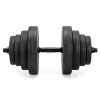 Hantel do ćwiczeń 20 kg hantla regulowana zestaw obciążeń 2x10 kg gryf do treningu siłowego