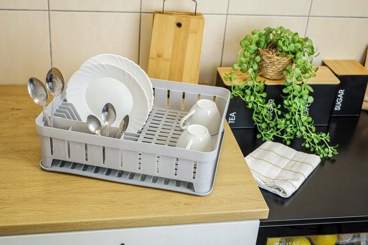 Suszarka do naczyń stojąca ociekacz z tacką zdjęcie 3