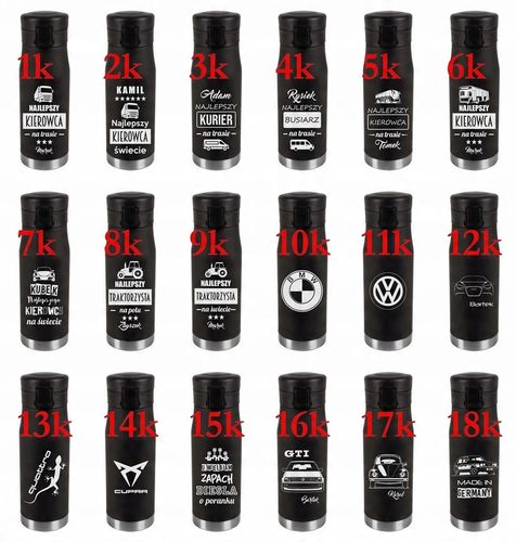 Kubek termiczny 600 ml TERMOS PREZENT szkoła biuro podróż auto TWÓJ GRAWER na Arena.pl