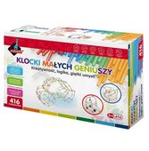 KLOCKI MAŁYCH GENIUSZY - MAŁE SŁOMKI 416 ELEMENTÓW