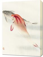 Obraz 50x70cm Two Carp, Koson Japoński Vintage do Salonu