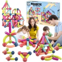 KLOCKI MAGNETYCZNE XXXL EDUKACYJNE KONSTRUKCYJNE MAGNETIC STICKS PREZENT