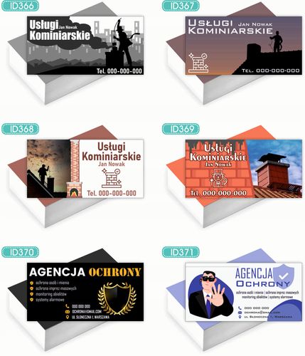 Wizytówki firmowe Foliowane 1000szt wiele różnych wzorów NAPRAWA OBUWIA na Arena.pl