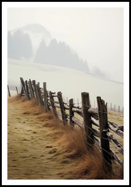 Plakat 61x90,5cm Spowity Mgłą zdjęcie 3