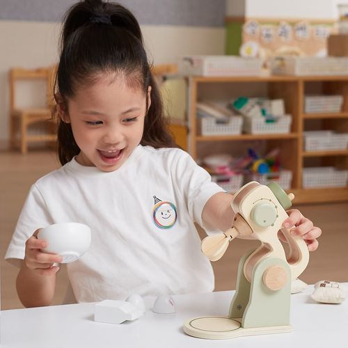 VIGA PolarB Drewniany Mikser Kuchenny Zielony + Akcesoria na Arena.pl