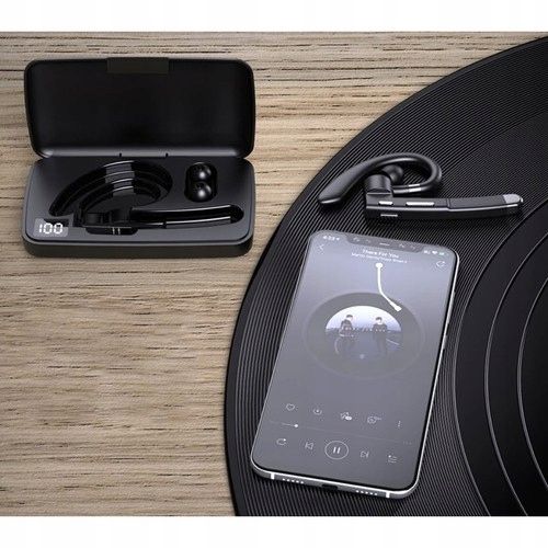 SŁUCHAWKA BLUETOOTH BEZPRZEWODOWA PRO DO TELEFONU POWERBANK CZYSTY DŹWIĘK na Arena.pl