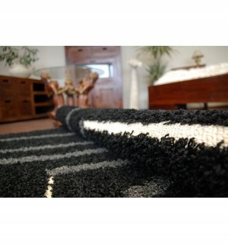 Dywan STRUCTURAL TEDDY czarny 60x120 cm na Arena.pl