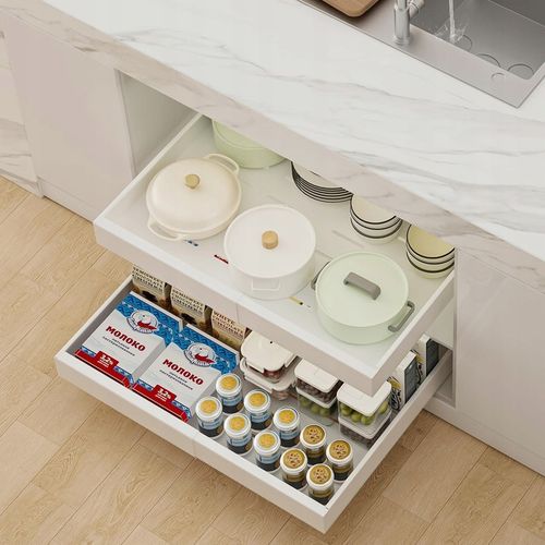 SZUFLADA KUCHENNA WYSUWANA 32-50CM REGULOWANA WYSUWANY KOSZ KUCHENNY na Arena.pl