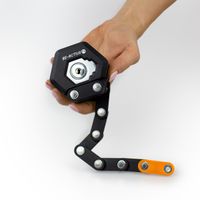 Zapięcie Rowerowe Łańcuch Blokada Składane Zabezpieczenie