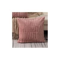 poszewka na poduszkę dekoracyjna 45 x 45cm puchata plecionka pod150