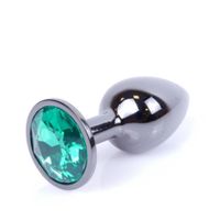Mylove Toys - Jewellery Dark Silver Plug- Green