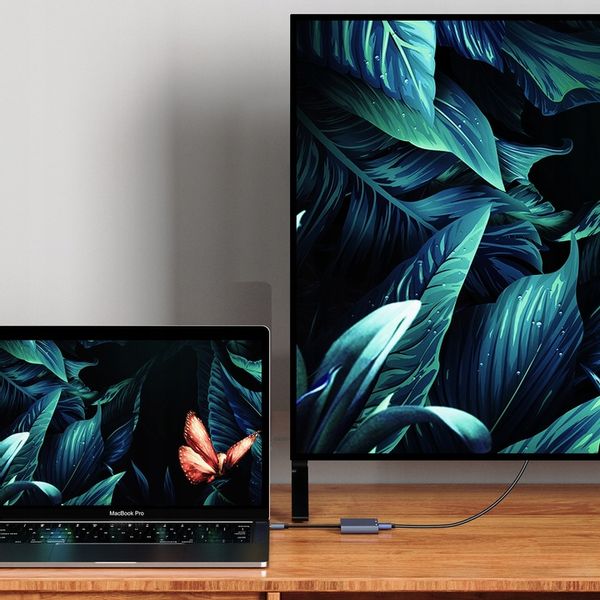 ADAPTER HUB HDMI 4K THUNDERBOLT 3 TYPE-C 100W DO MACBOOK IPAD PRO AIR 2024 zdjęcie 7