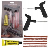 ZESTAW NAPRAWCZY SERWISOWY DO OPON SZYBKA NAPRAWA KOŁA NA DRODZE SZNUR KLEJ