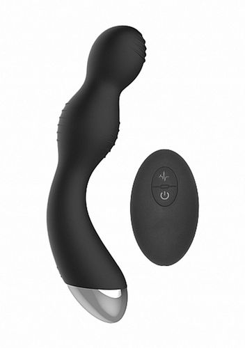 Remote Controlled E-Stim & Vibrating G/P-Spot Vibrator - Black na Arena.pl