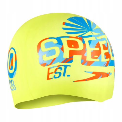 Czepek pływacki na basen silikonowy unisex Speedo Slogan Print na Arena.pl