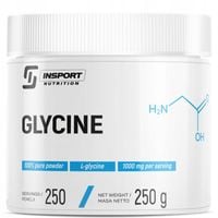 GLICYNA Proszek 1000mg 250g na SEN Układ Nerwowy STRES MIĘŚNIE | INSPORT