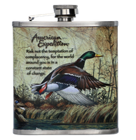 Elegancka Piersiówka Stal Nierdzewna 7 OZ - Gentelo, Czarna