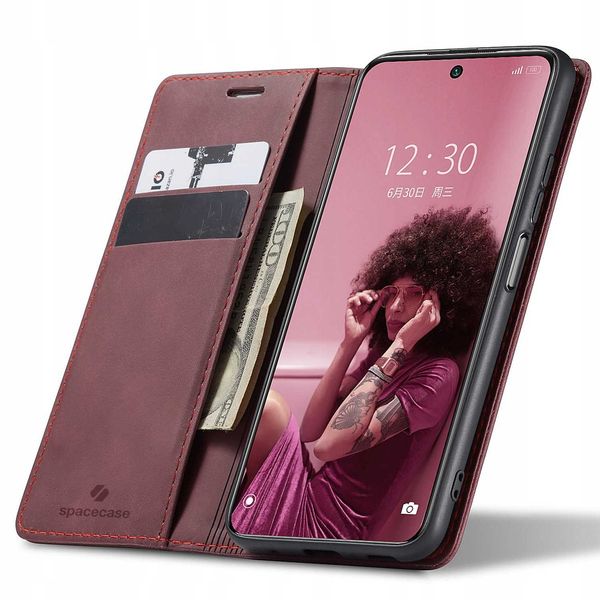 Spacecase Wallet Redmi Note 10 Pro Red zdjęcie 1