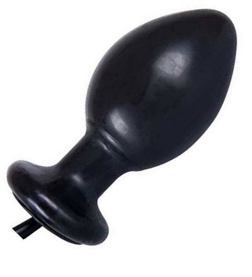 Pompowany plug analny z wibracjami zdjęcie 3