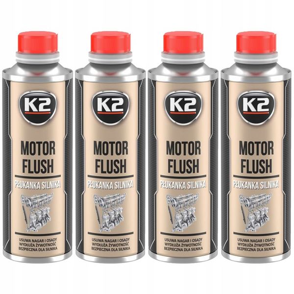 4X K2 MOTOR FLUSH PŁUKANKA SILNIKA 250 ML zdjęcie 1