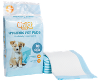 Podkłady higieniczne kolorowe opakowanie niebieskie 45x60cm 35g 10 szt.