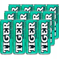 Tiger Gazowany napój energetyzujący o smaku mojito 250 ml x 12 sztuk