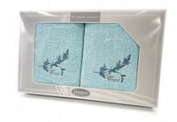 Komplet 2 ręczników Gift 50 70 Greno aqua w1