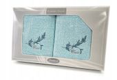 Komplet 2 ręczników Gift 50 70 Greno aqua w1