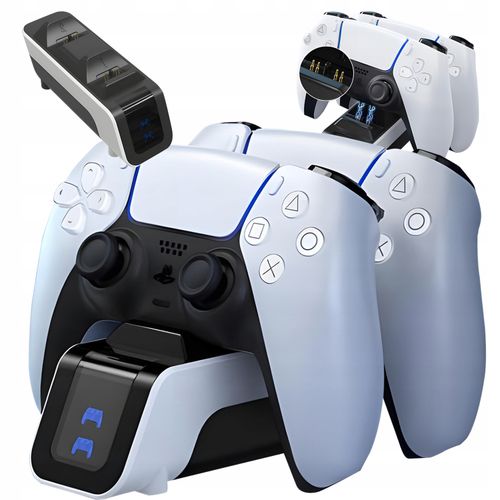 STACJA ŁADUJĄCA DOKUJĄCA ŁADOWARKA DO PADÓW PLAYSTATION 5 DUALSENSE PS5 na Arena.pl