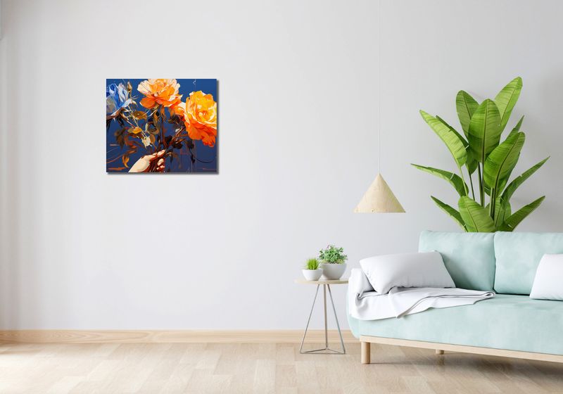 Obraz 60x50cm Żywy Uścisk zdjęcie 2