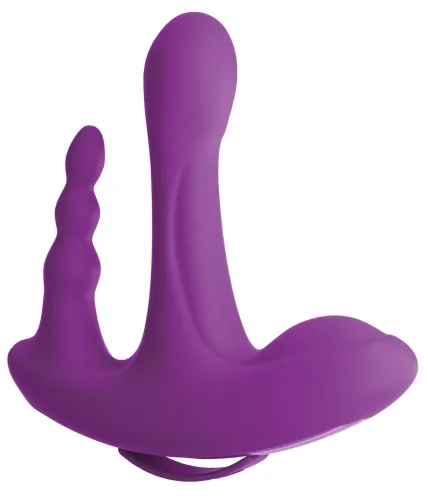 3some - wibrator do potrójnej stymulacji 18cm na Arena.pl