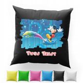 POSZEWKA Z NADRUKIEM BAWEŁNIANA 40x40CM - MYSZKA MIKI MICKEY BAJKA