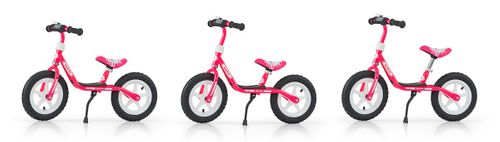 Rowerek Biegowy Dusty 12" Pink-White na Arena.pl