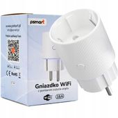 Inteligentne Gniazdko z Pomiarem Zużycia Prądu Kolory LED WiFi TUYA PSMART