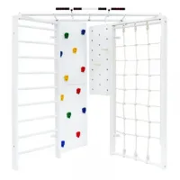 drabinka gimnastyczna narożna Karussell Plus pegboard - biały