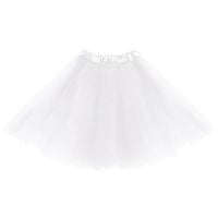Spódniczka tiulowa biała, 40 cm