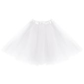 Spódniczka tiulowa biała, 40 cm