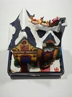 Wioska Świąteczna Magic Village Mikołaj Światło LED