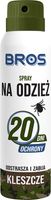 ODSTRASZA I ZABIJA KLESZCZE 120/90ML - SPRAY NA ODZIEŻ - BR 554
