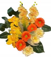 Stroik kompozycja grób sztuczne kwiaty wieniec S5 STANPOL