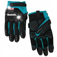 MAKITA Rękawice ochronne robocze IMPACT skórzane mocne rozmiar L P-84470