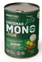 Mokra karma dla psów Unismak MONO jeleń 400gr
