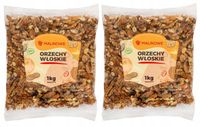 ZESTAW ORZECHY WŁOSKIE ŁUSKANE 2x1kg NATURALNE DOSKONAŁE JAKOŚĆ PREMIUM