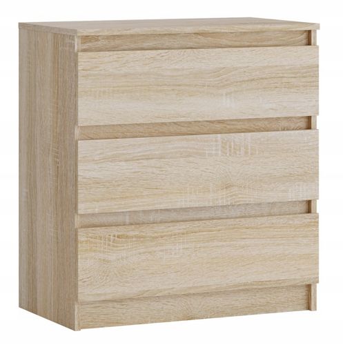 KOMODA SZAFKA SONOMA 3 SZUFLADY NOWOCZESNA DO SALONU SYPIALNI na Arena.pl