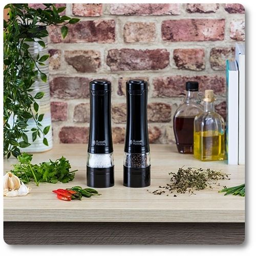 MŁYNKI DO SOLI I PIEPRZU ZESTAW RUSSELL HOBBS 28010-56 2 SZT czarny LED na Arena.pl